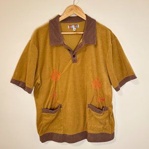 UO | Men’s Short Sleeve Polo | Embroidered Detail